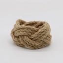 10 Pack Woven/Braided Jute Burlap Napkin Rings