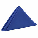 20 inch Polyester Cloth Napkins Royal Blue