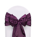 Satin Sashes Eggplant