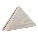 20 inch Satin Cloth Napkins Ivory