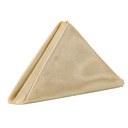 Satin Cloth Napkins Champagne