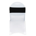 Stretch Spandex Chair Bands Black