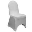 Silver Spandex Chair Covers | Los Angeles, California