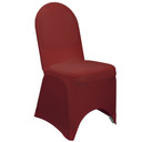 Spandex Banquet Chair Covers Burgundy For Wholesale