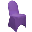 Stretch Spandex Banquet Chair Cover Purple