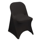 Stretch Spandex Folding Chair Cover Black