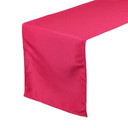 Fuchsia Table Runners, Polyester Table Runner for Weddings