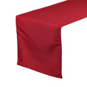 Dark Red Table Runners, Polyester Table Runner for Weddings