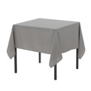 60 x 60 inch Square Polyester Tablecloth Gray