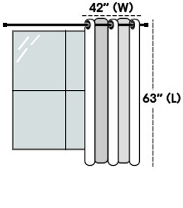 Drapes & Backdrop Panels - Blackout Polyester Curtains - Blackout ...