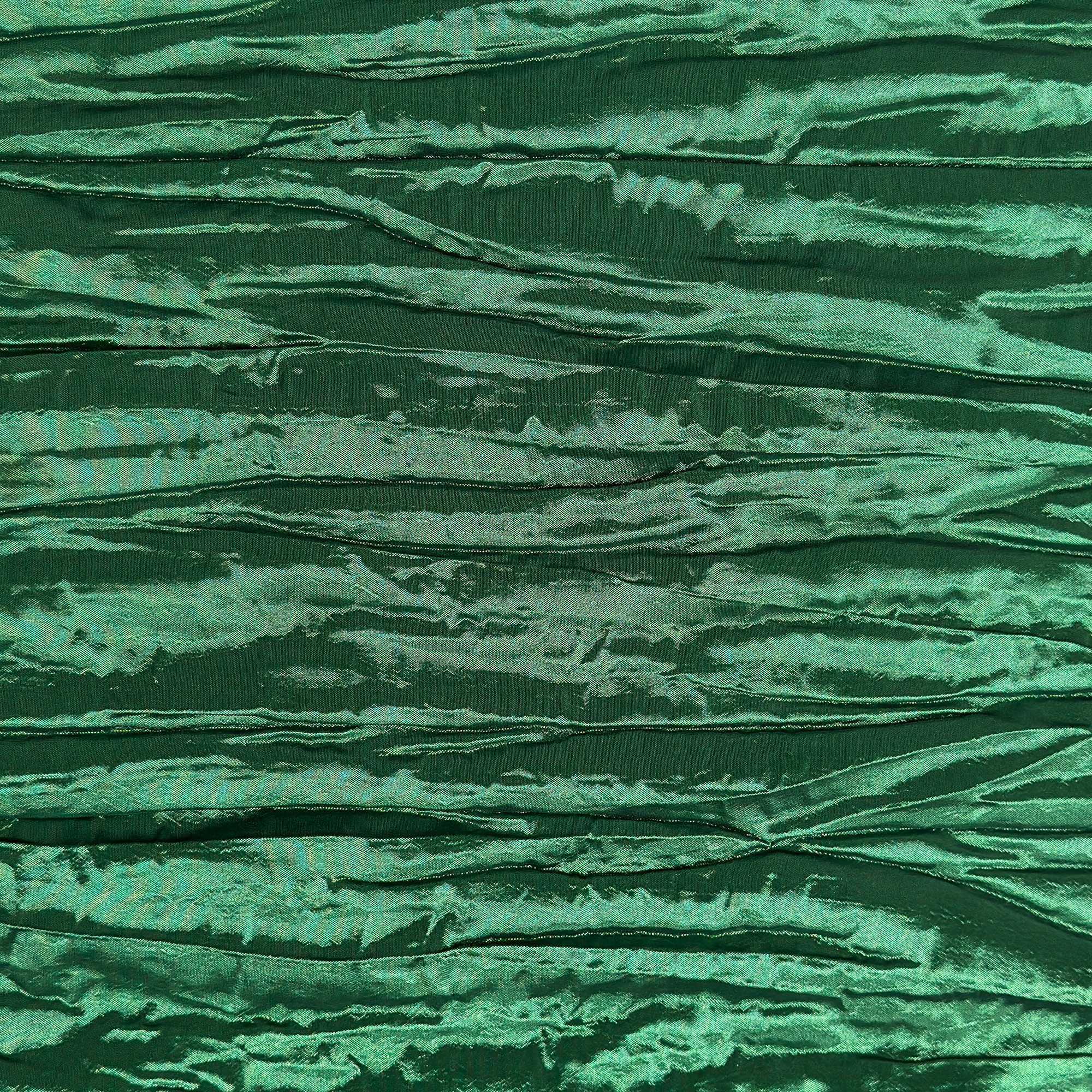 14 x 108 inch Crinkle Taffeta Table Runner Hunter Green Zoom