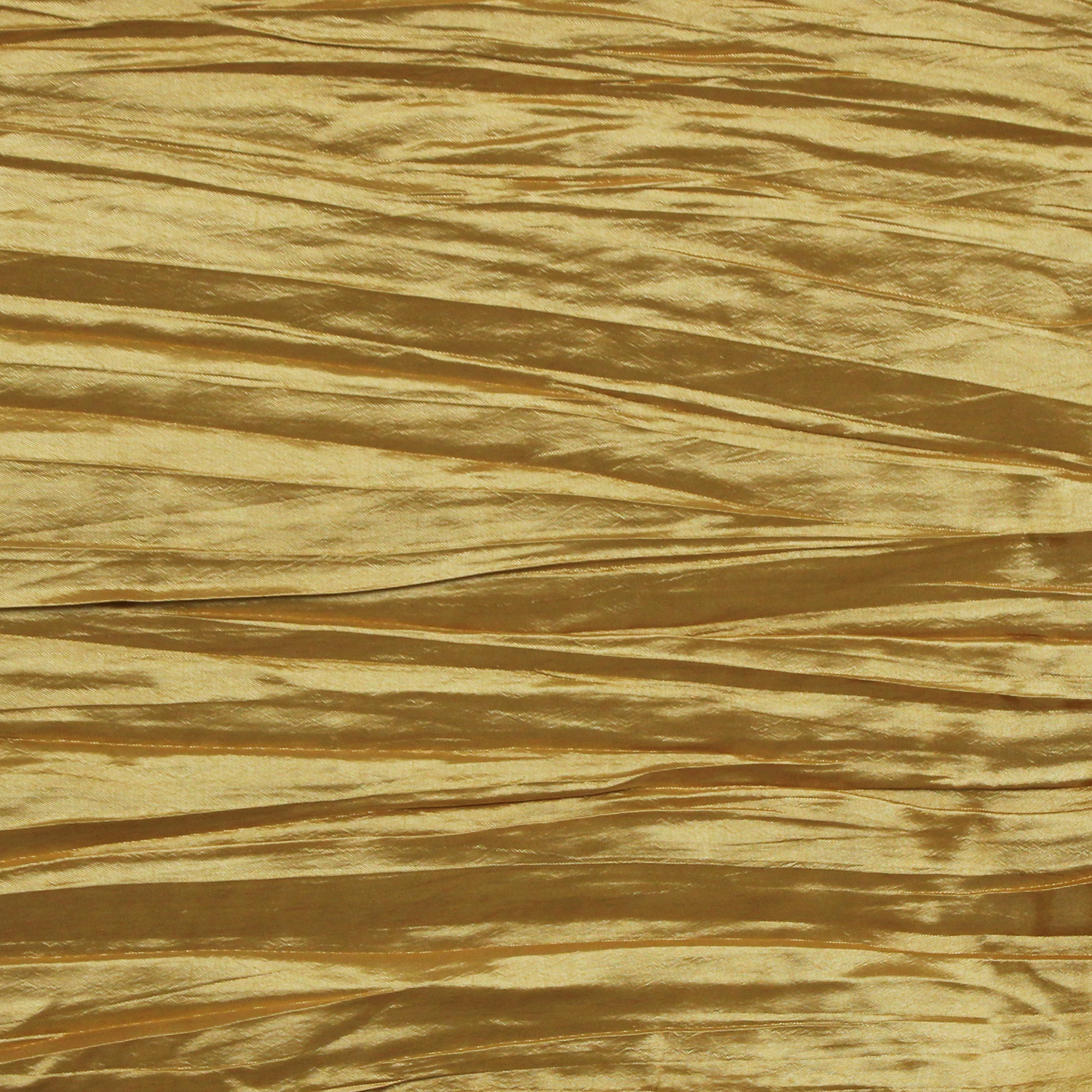 90 x 132 inch Rectangular Crinkle Taffeta Tablecloths Gold swatch