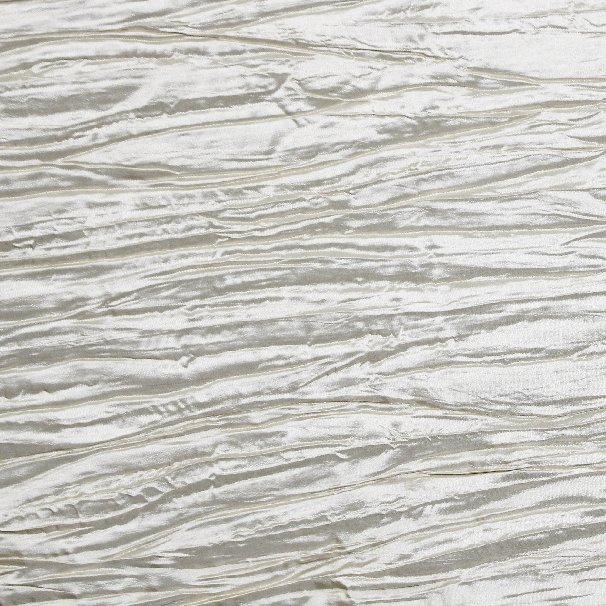 90 x 132 Inch Rectangular Crinkle Taffeta Tablecloth Ivory swatch