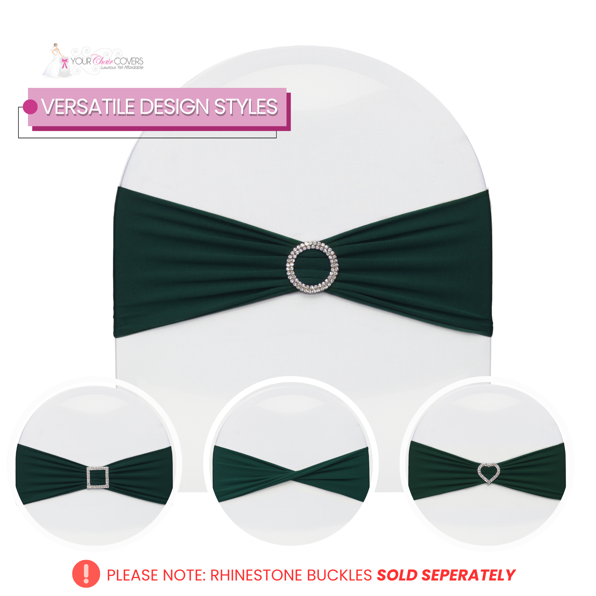 hunter green spandex band designs