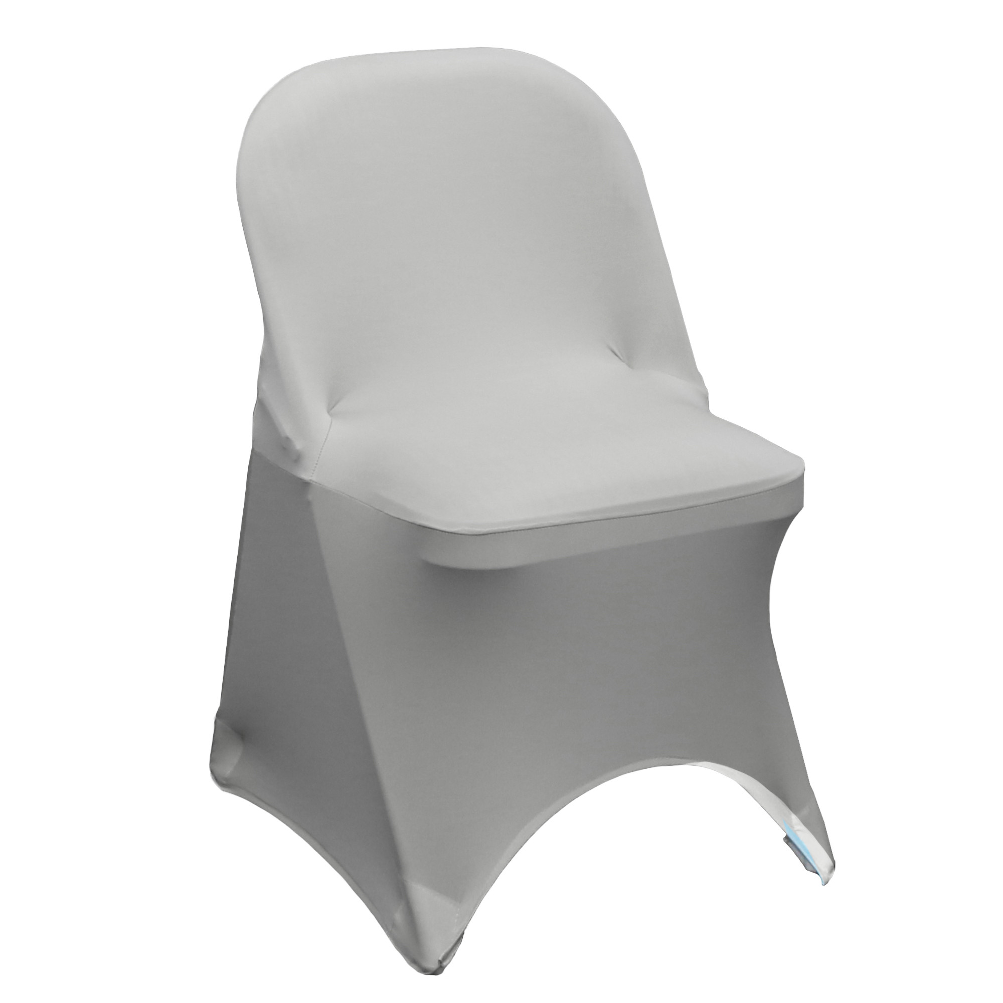 Stretch Spandex Folding Chair Cover Silver