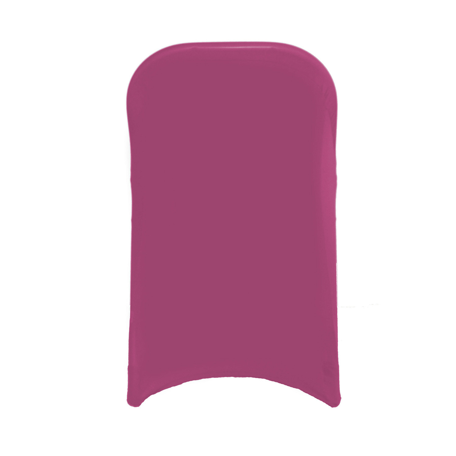 Stretch Spandex Folding Chair Cover Fuchsia For Hotels