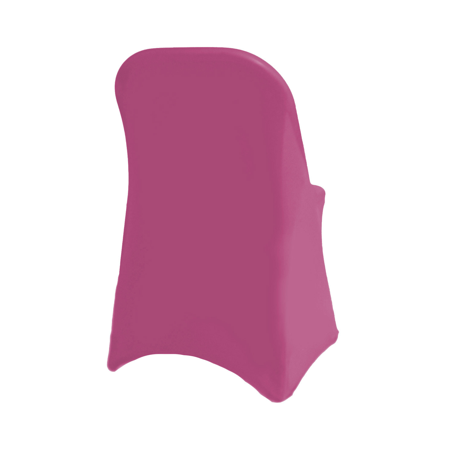 Wholesale Stretch Spandex Folding Chair Cover Fuchsia