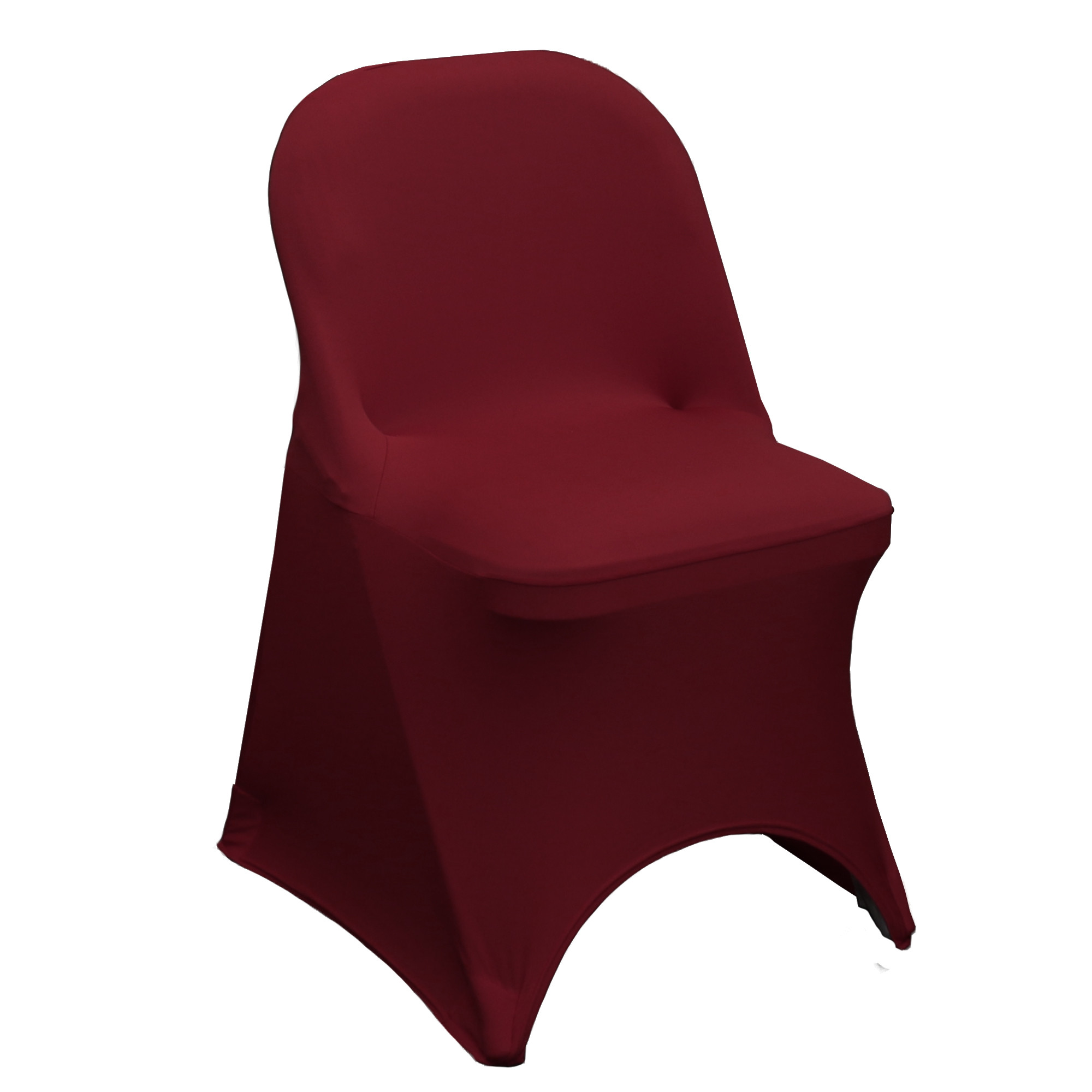 Spandex Folding Chair Cover Burgundy