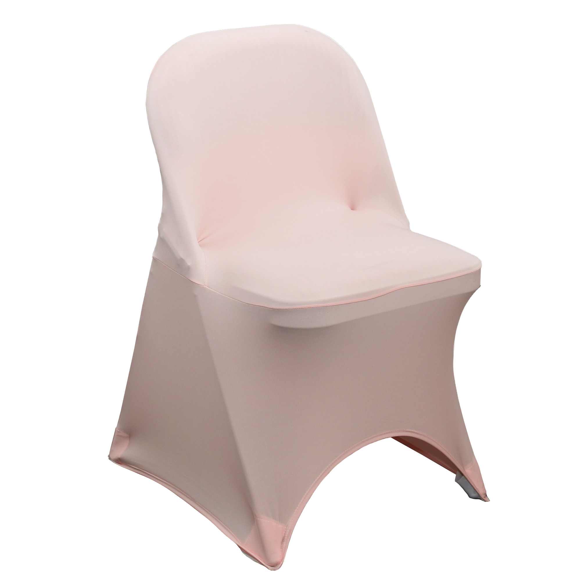 Stretch Spandex Folding Chair Cover Blush