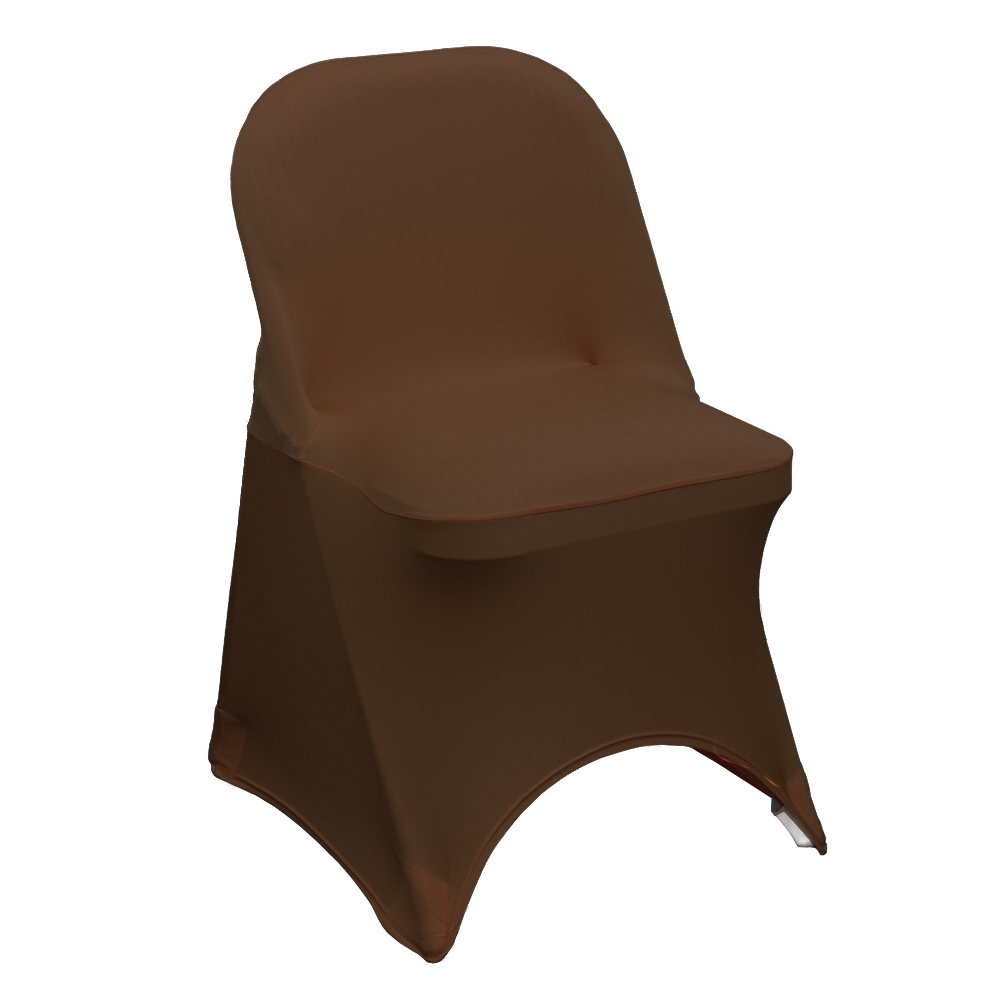 Stretch Spandex Folding Chair Cover Chocolate Brown