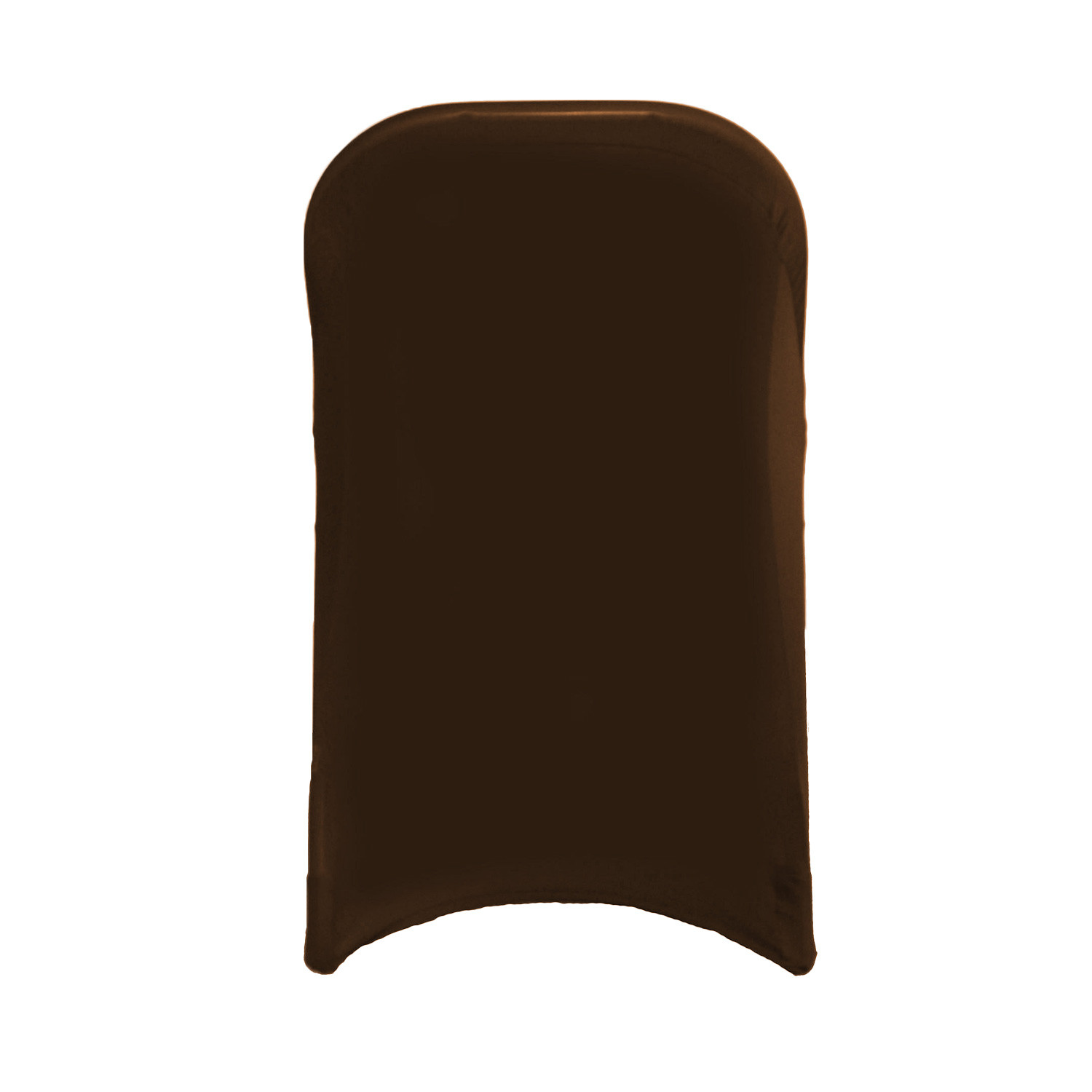 Stretch Spandex Folding Chair Cover Chocolate Brown For Weddings