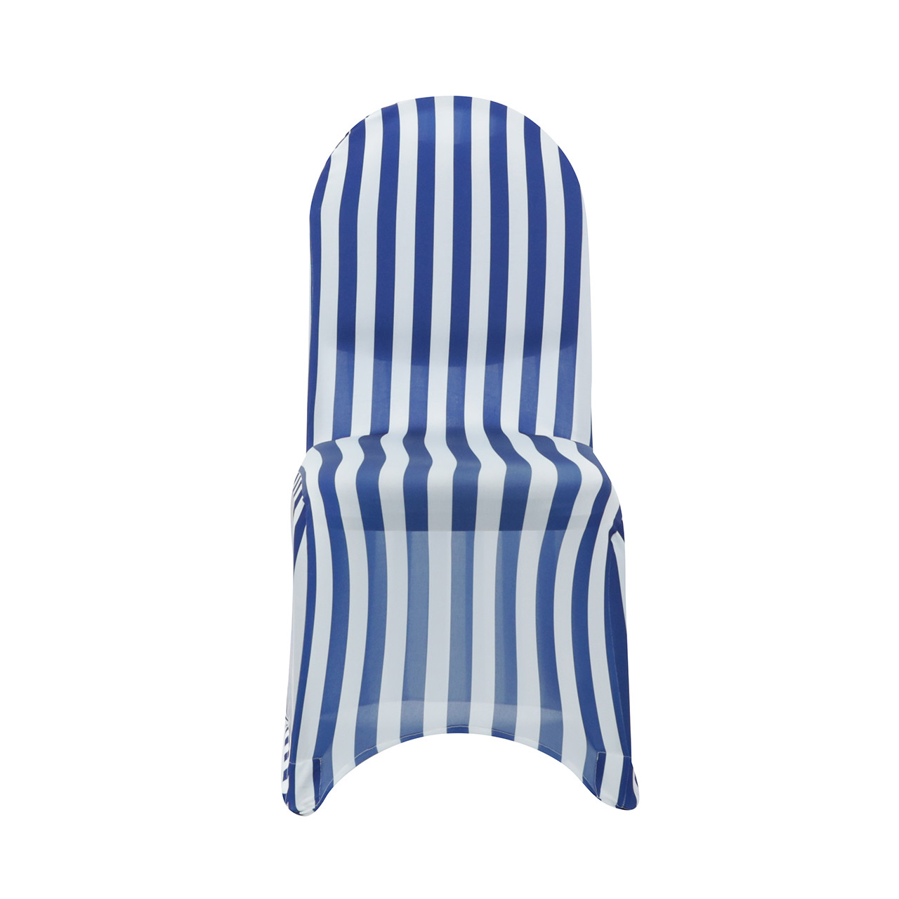 white and royal blue striped spandex chair covers wholesale