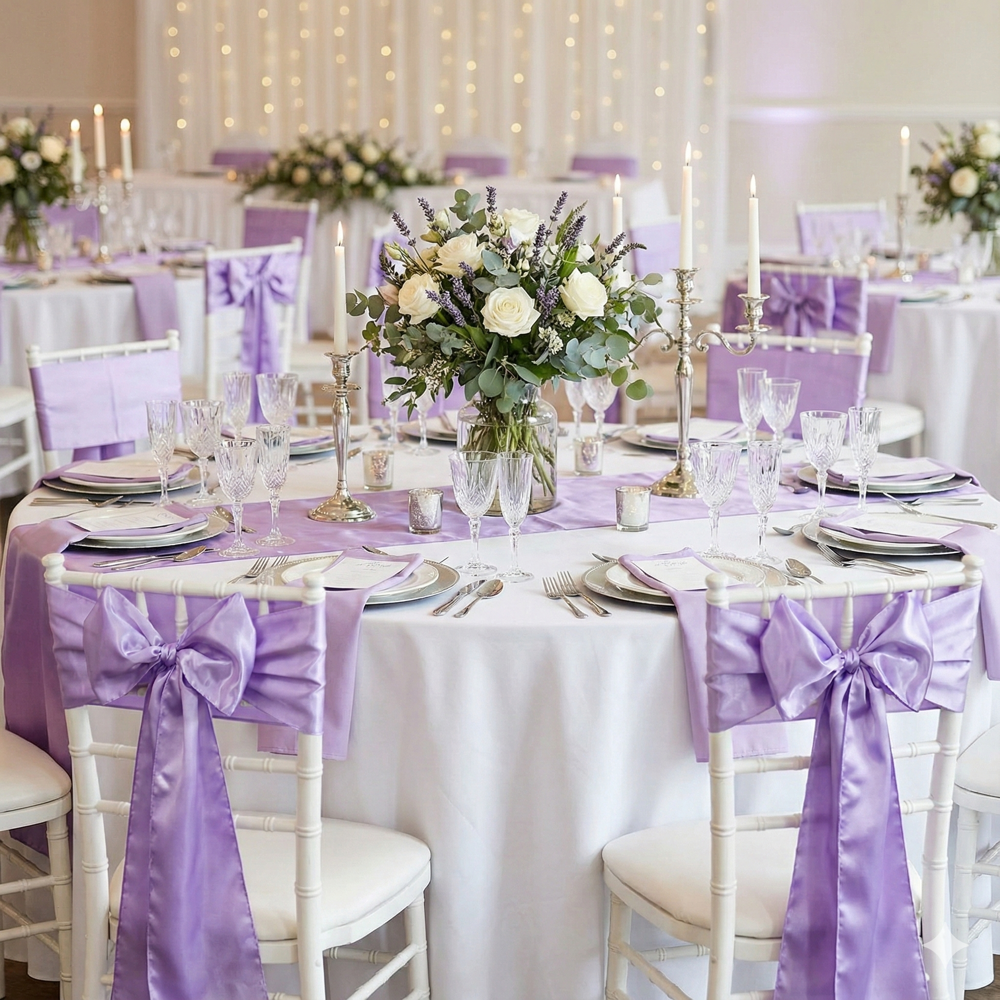 lavender sashes for weddings, parties, quinceaneras