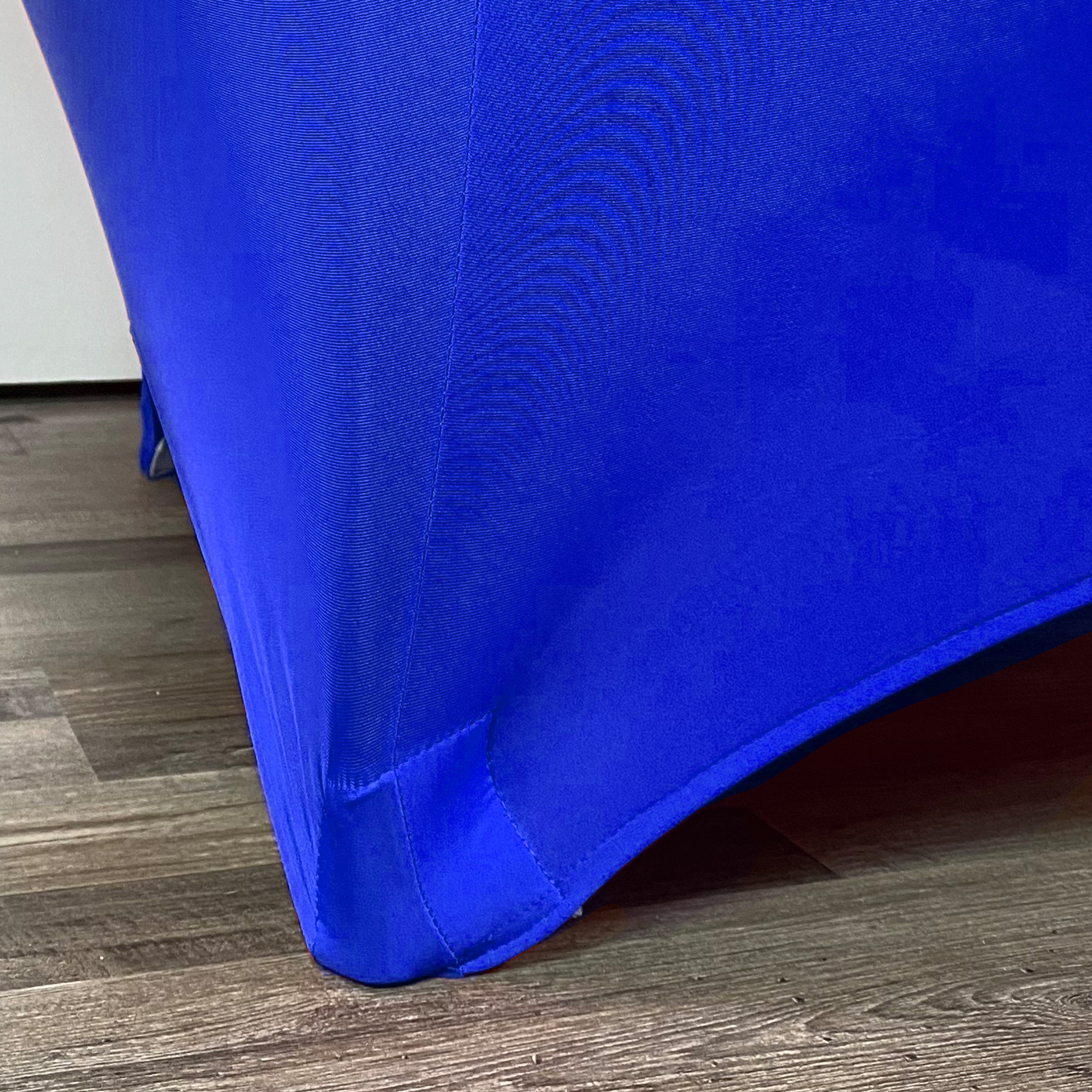 Stretch Spandex 5 ft Round Table Cover Royal Blue Foot Pockets
