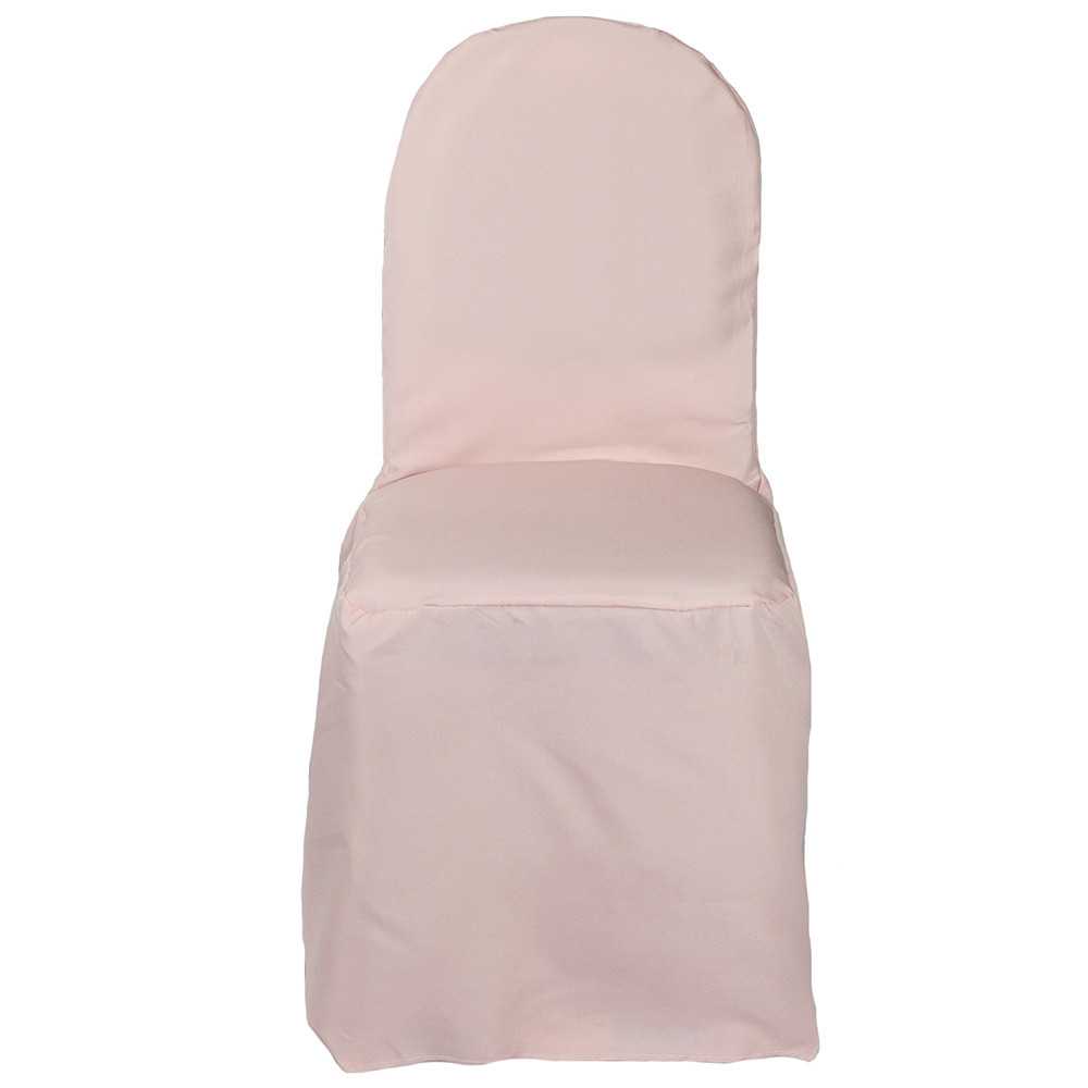 Polyester Chair Cover Blush For Wholesale 