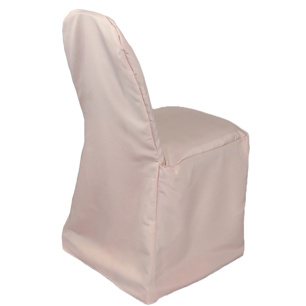 Polyester Chair Cover Blush for weddings