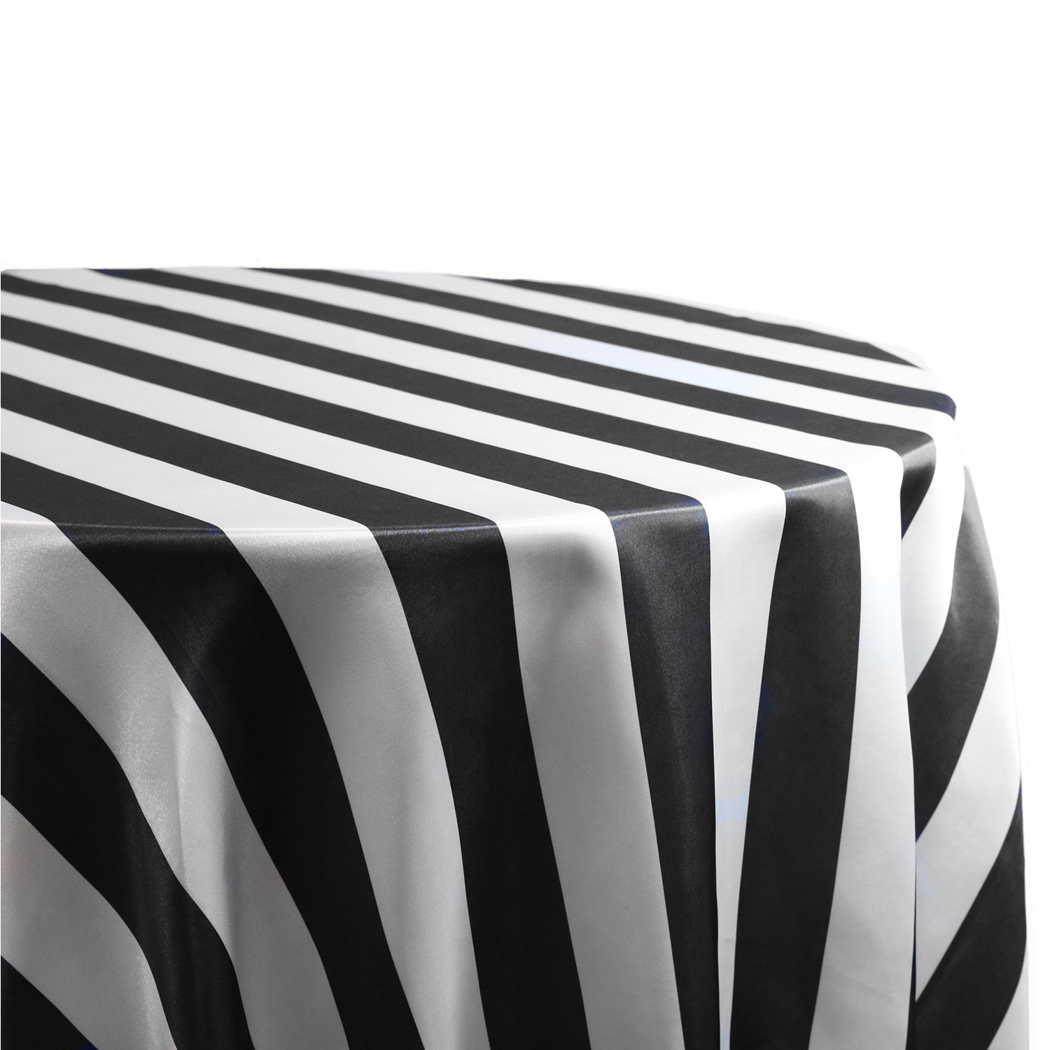 Table Overlay Black/White Striped