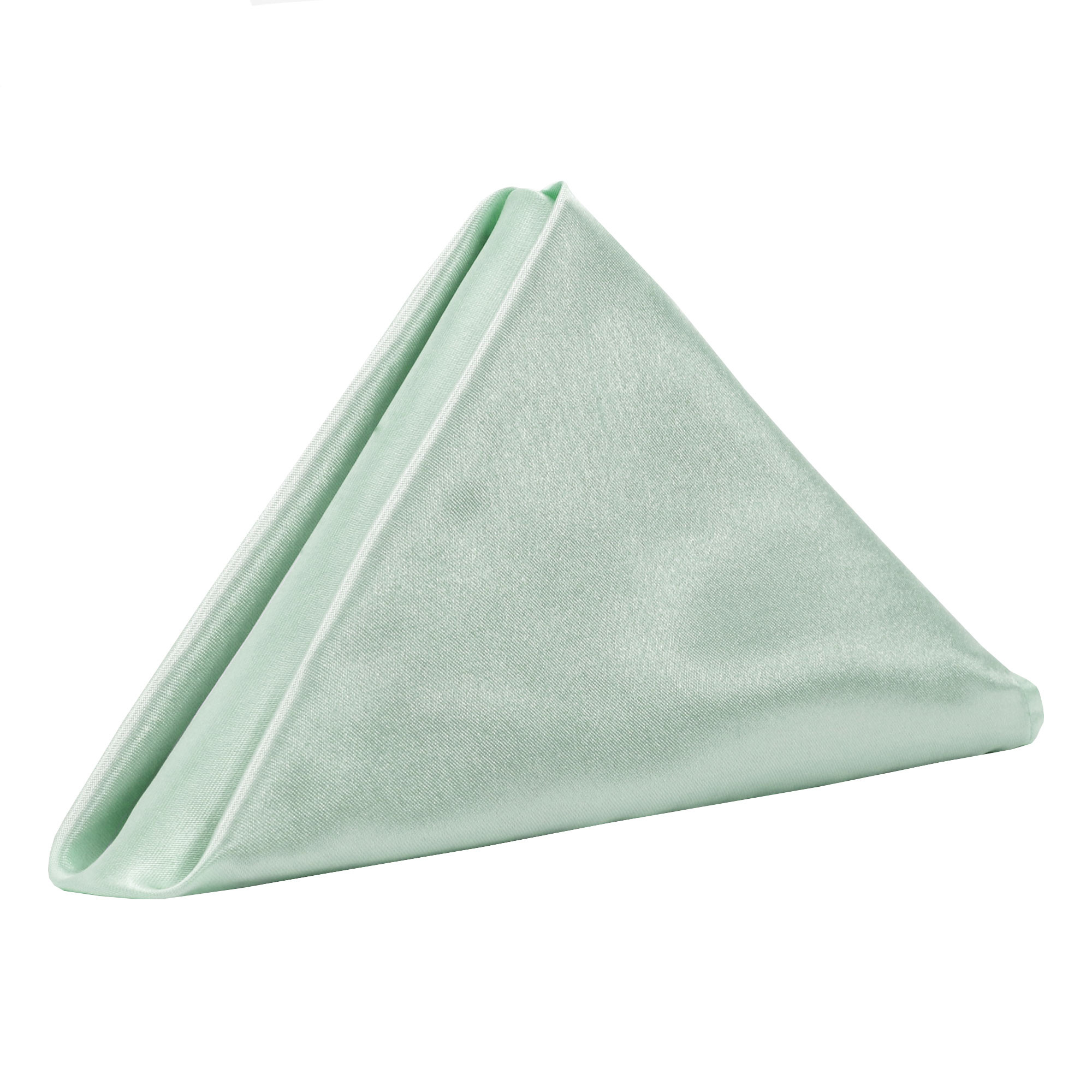 Satin Cloth Napkins Mint