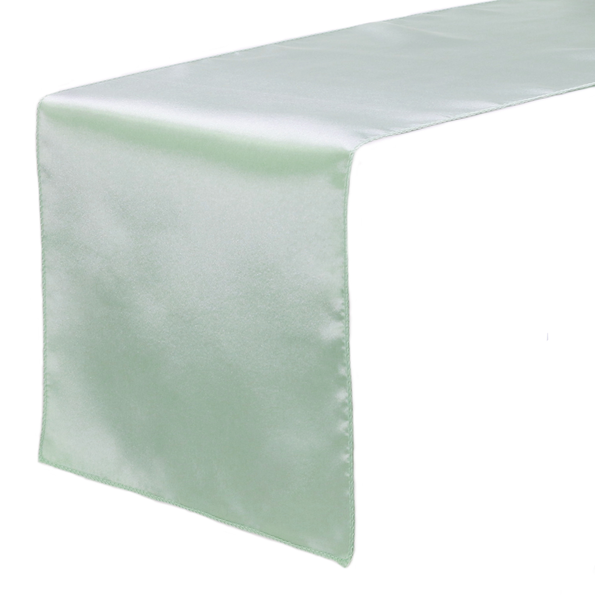 14 x 108 inch Satin Table Runner Mint