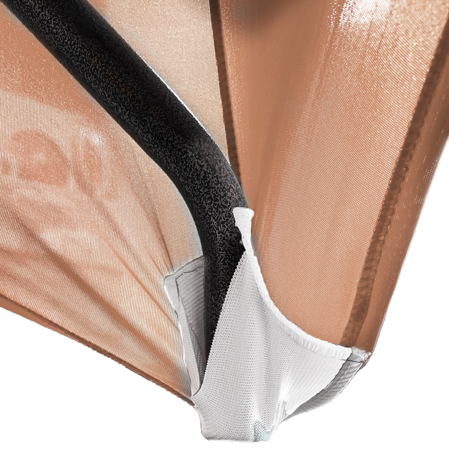 Stretch Spandex 6 ft Rectangular Table Cover Peach Foot Pocket