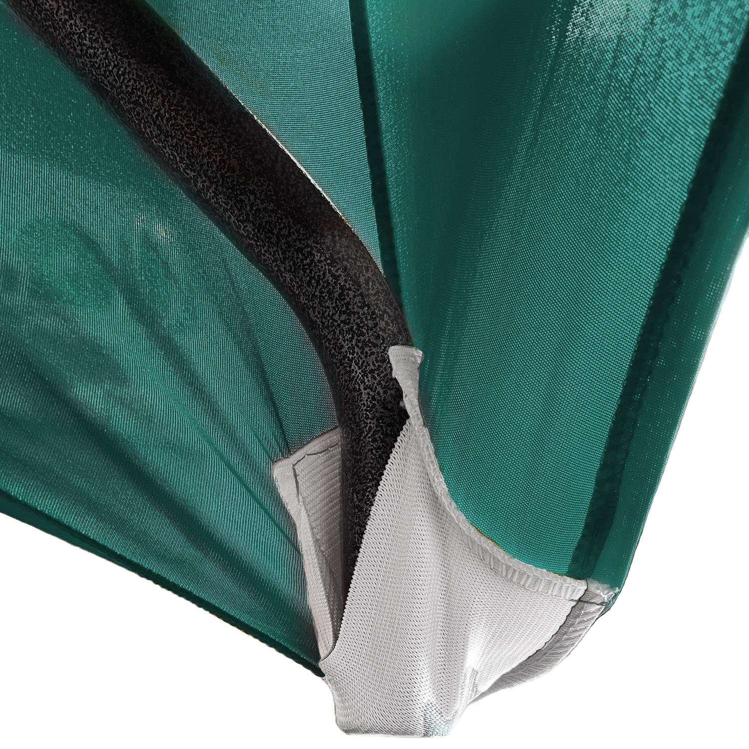 Stretch Spandex 6 Ft Rectangular Table Cover Teal foot pocket