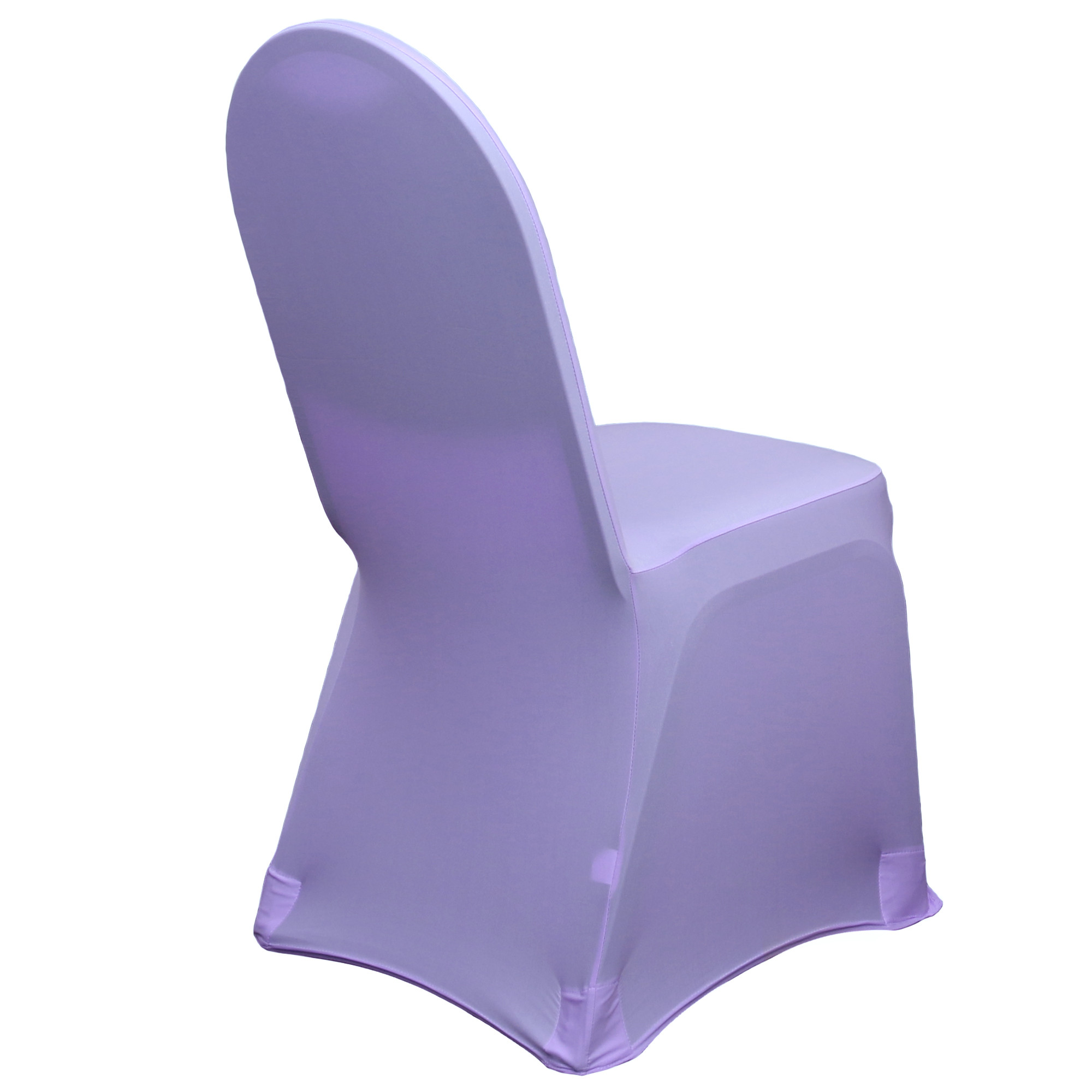 Stretch Spandex Banquet Chair Cover Lavender For Weddings side