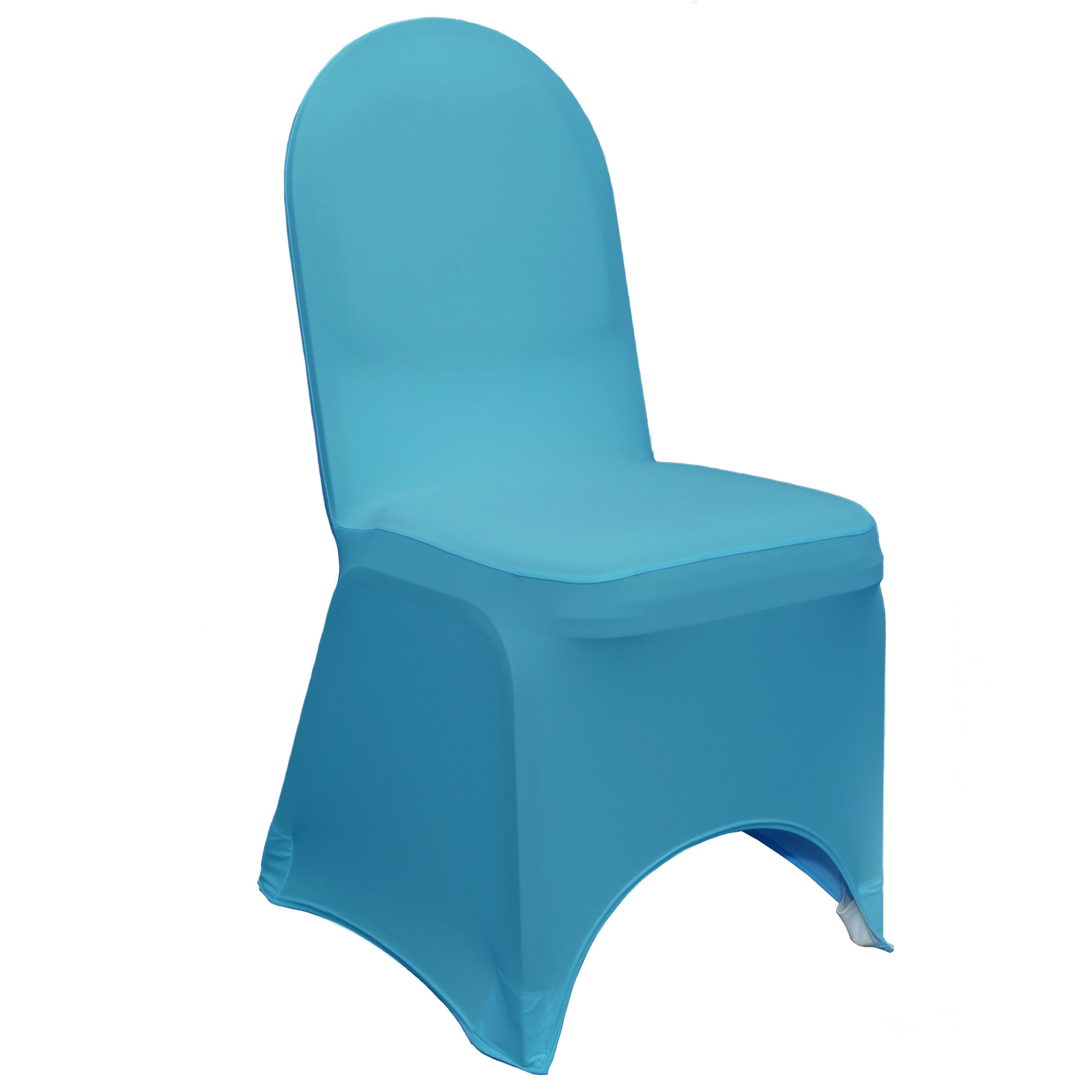 Stretch Spandex Banquet Chair Cover Malibu Blue For Events