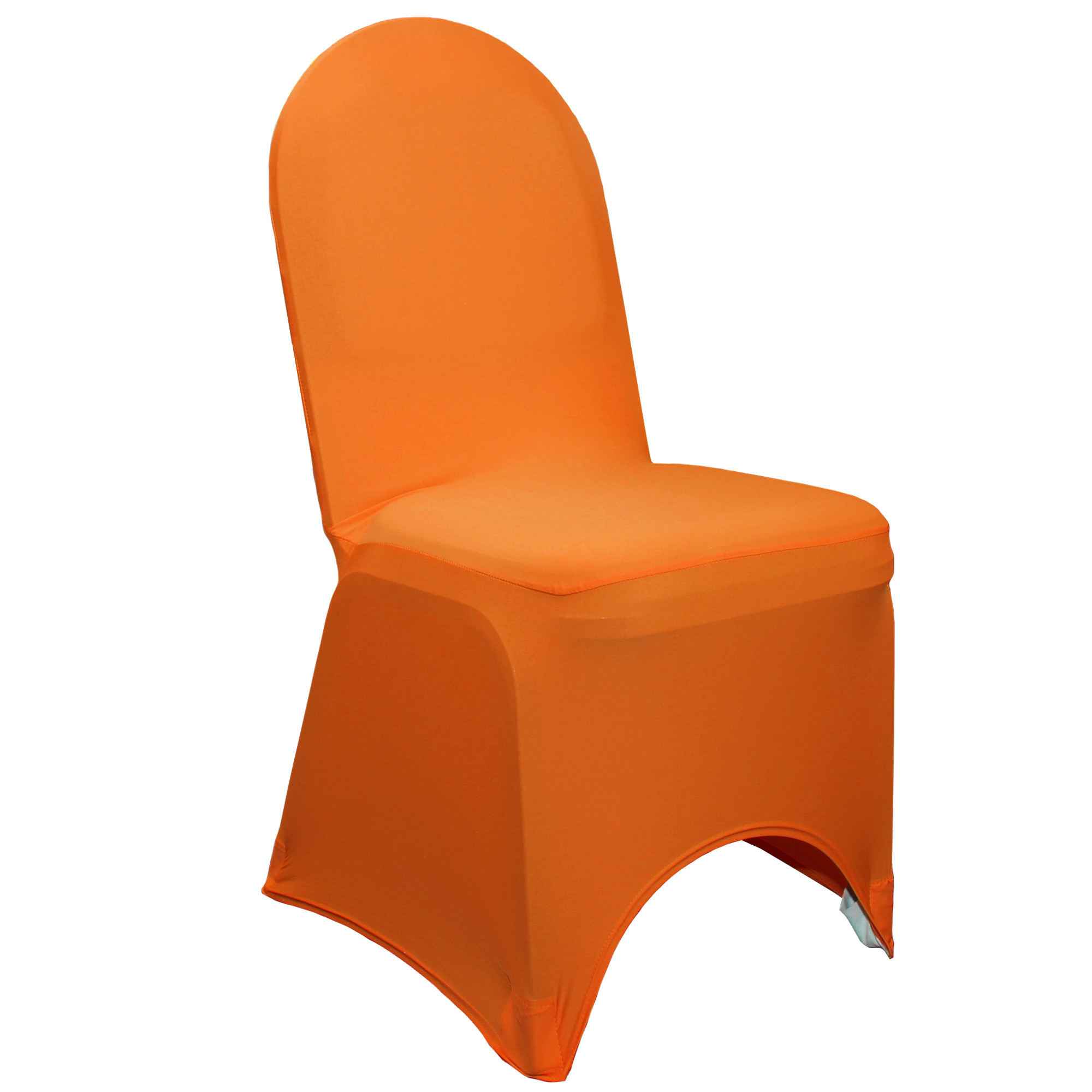 Stretch Spandex Banquet Chair Cover Orange For Events