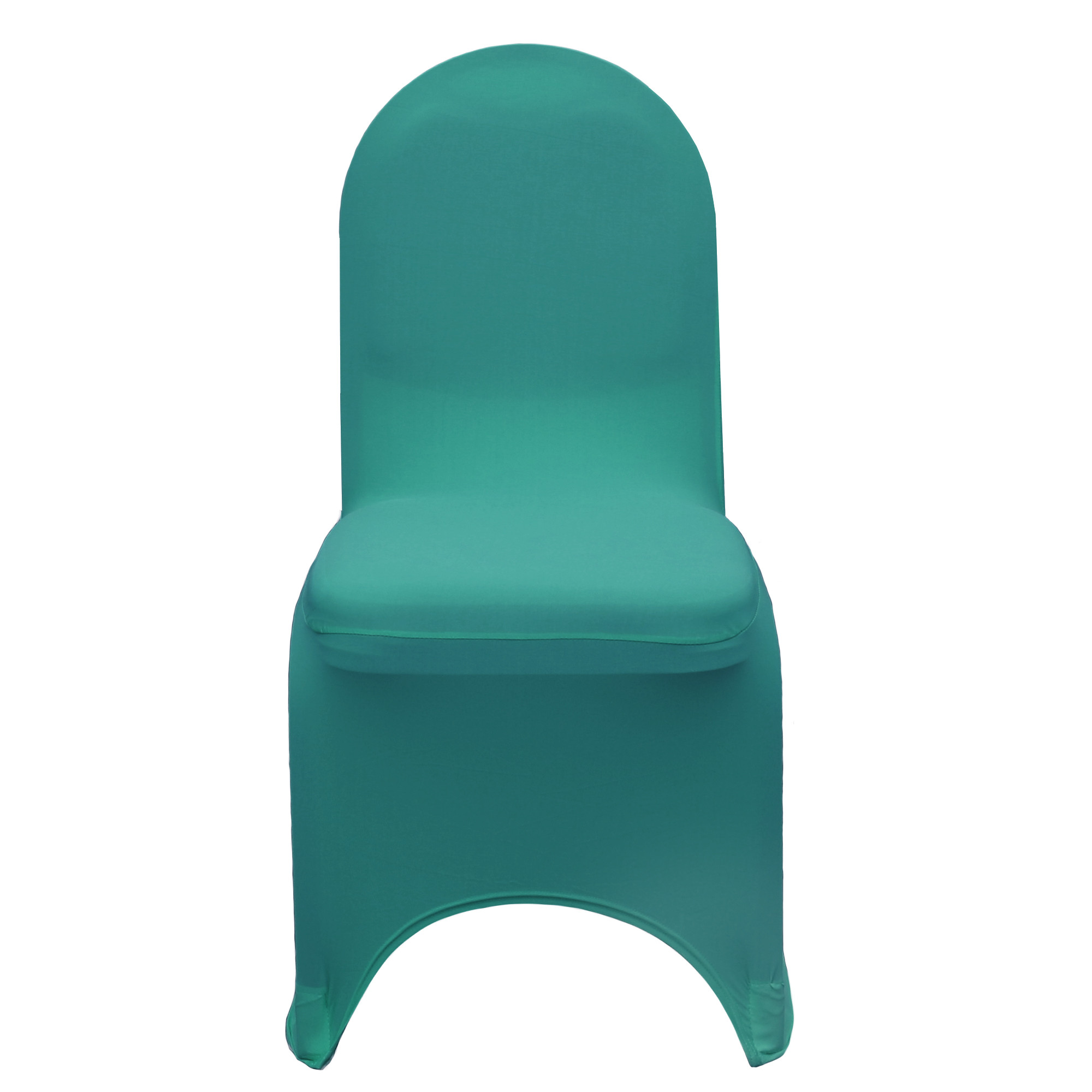 Stretch Spandex Banquet Chair Cover Teal front