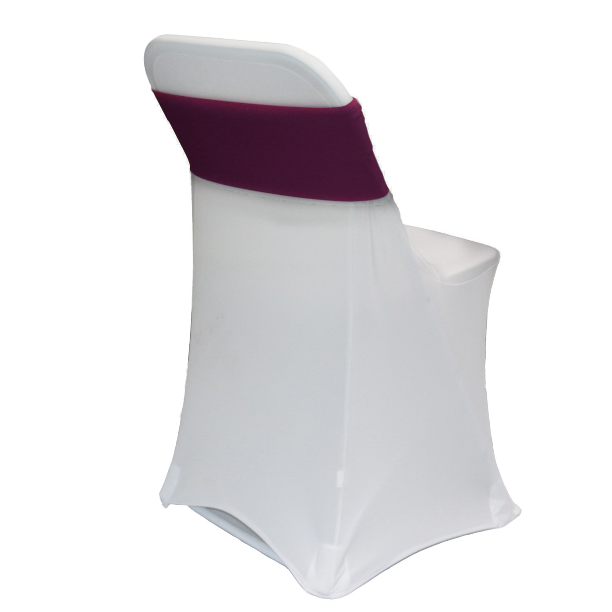 Spandex chair Sashes Eggplant