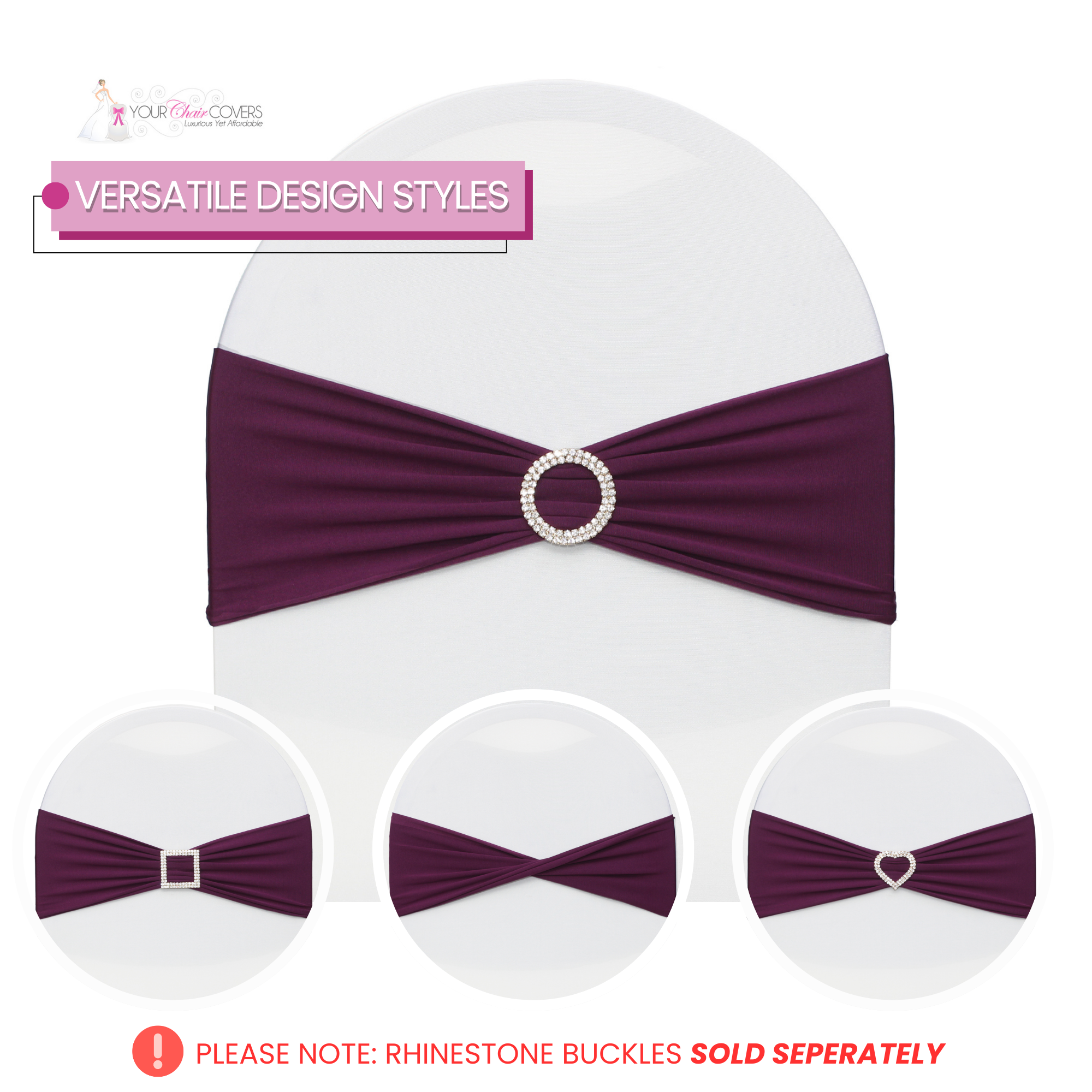 eggplant spandex band designs