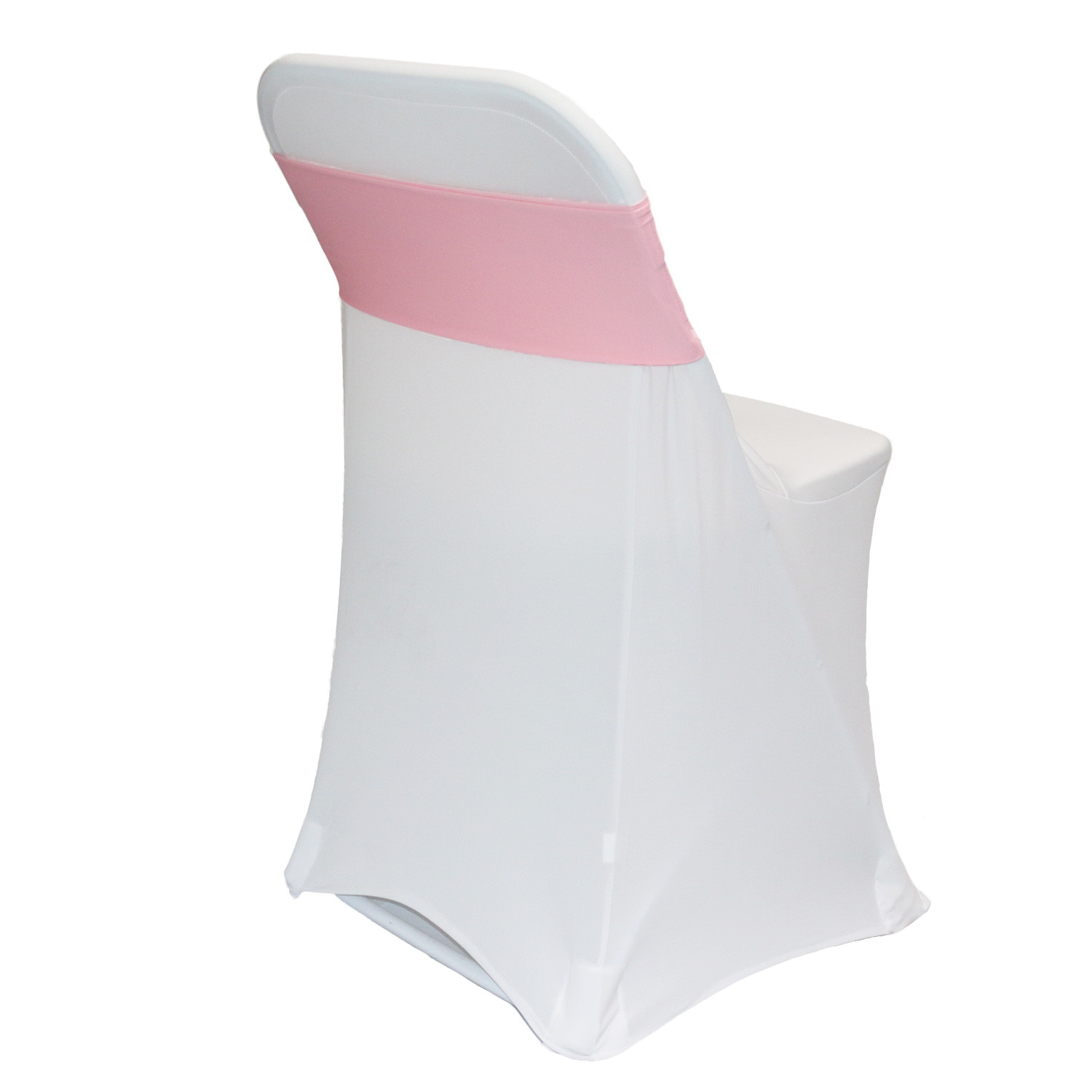 Spandex Chair Sashes Pink