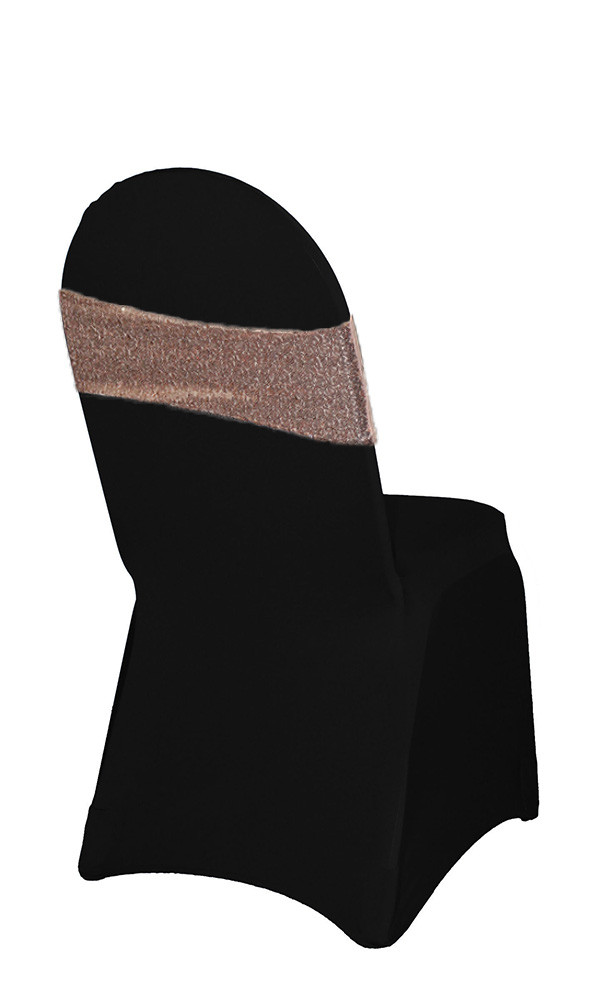 10 Pack Stretch Spandex Glitz Sequin Bands Blush Tradeshow