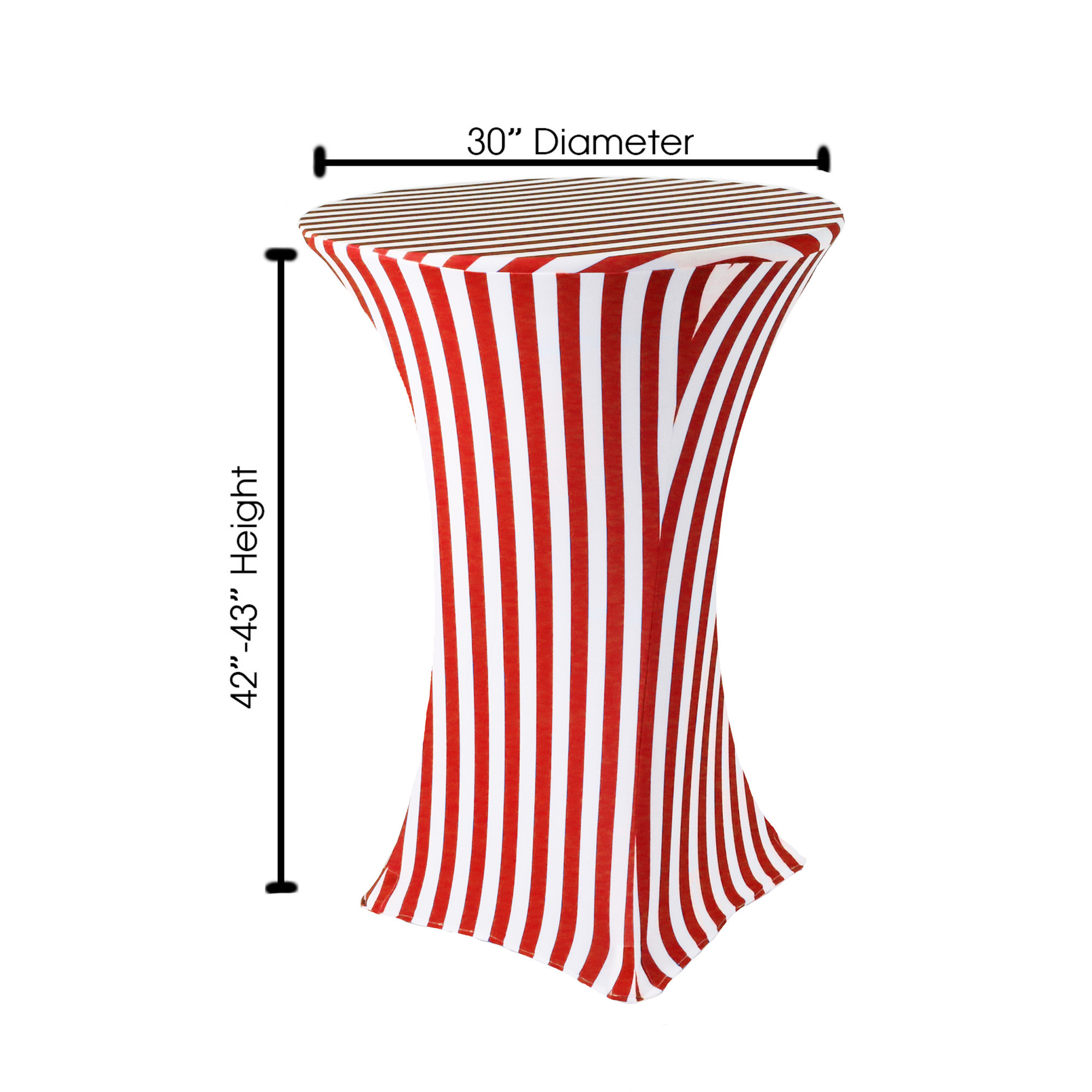Cocktail Table Cover Dimensions
