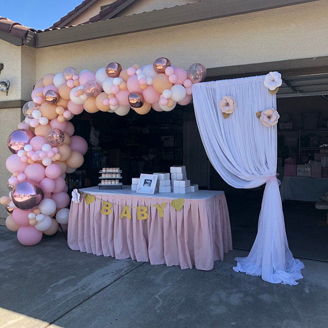 white curtain backdrops for parties