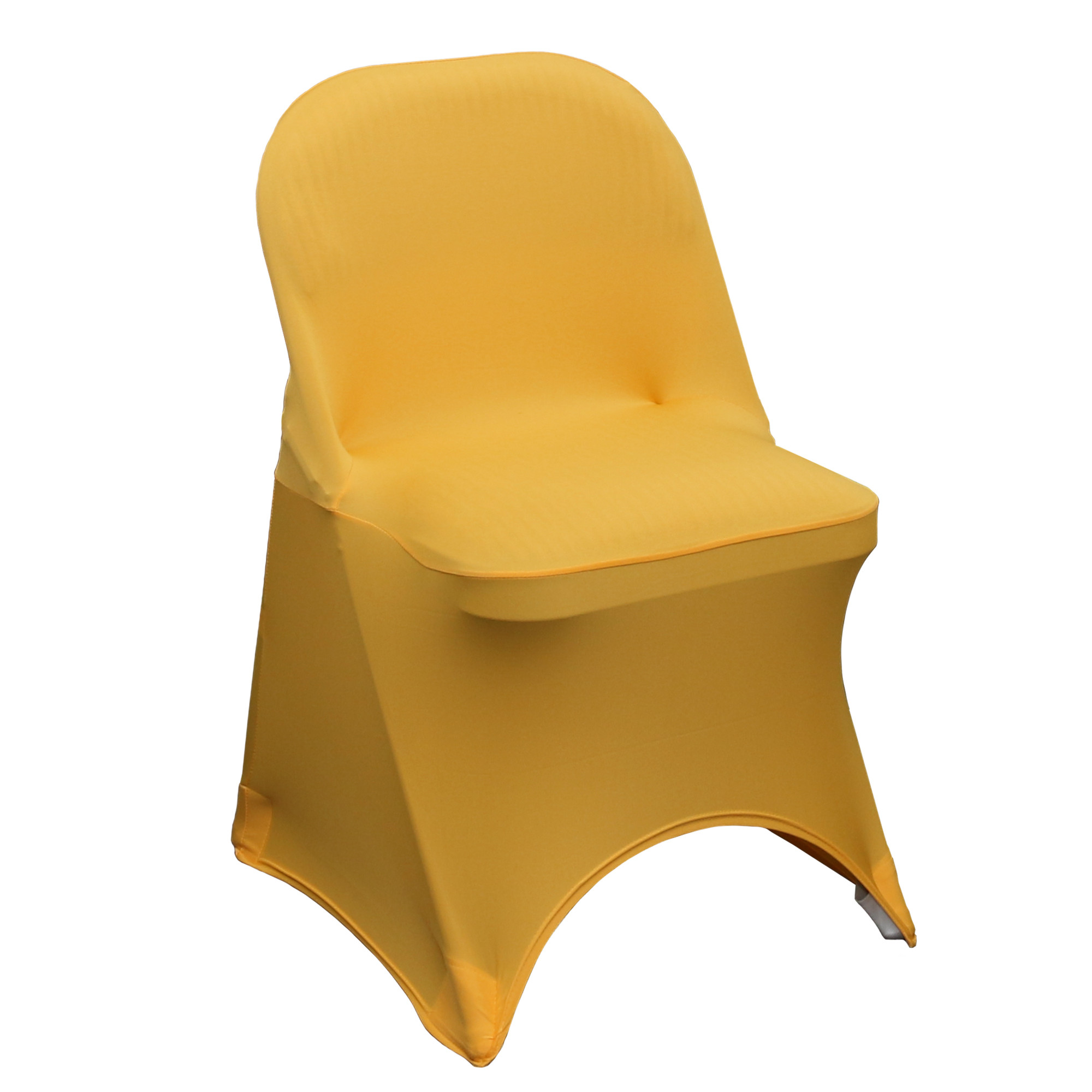 Gold Spandex Folding Chair Covers