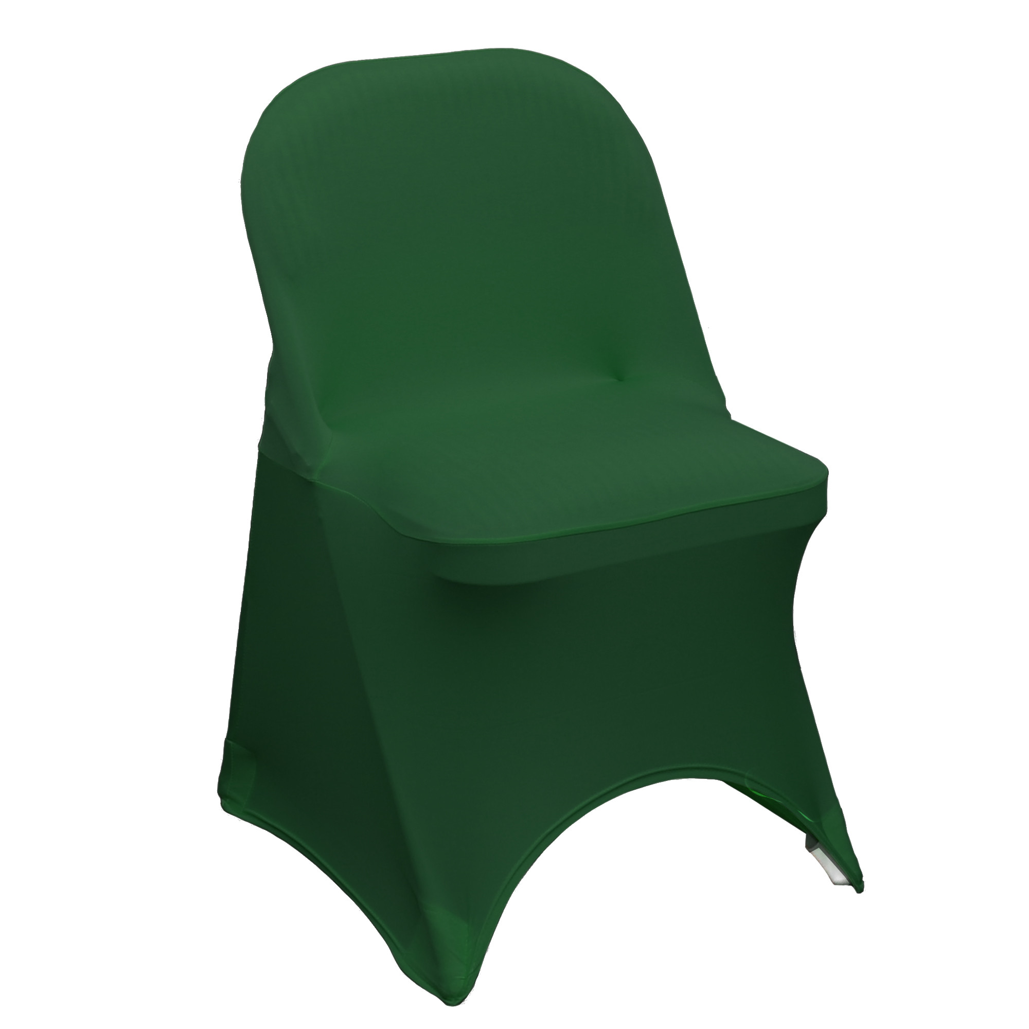 Stretch Spandex Folding Chair Cover Hunter Green | YCC Linens