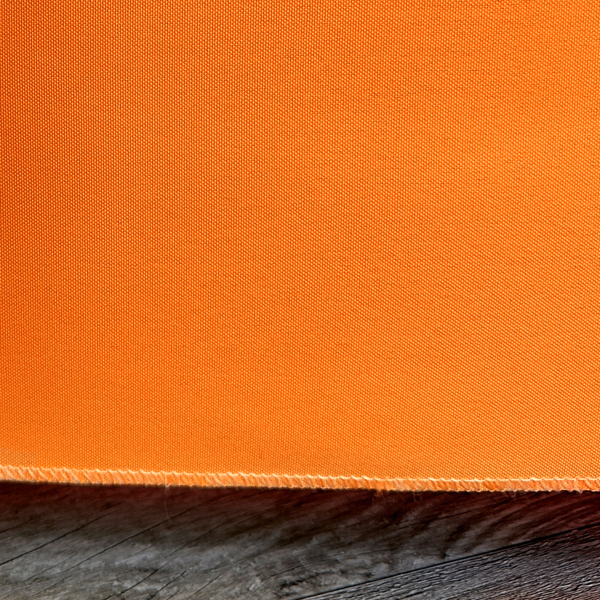 6 ft Fitted Polyester Tablecloth Rectangular Orange hem