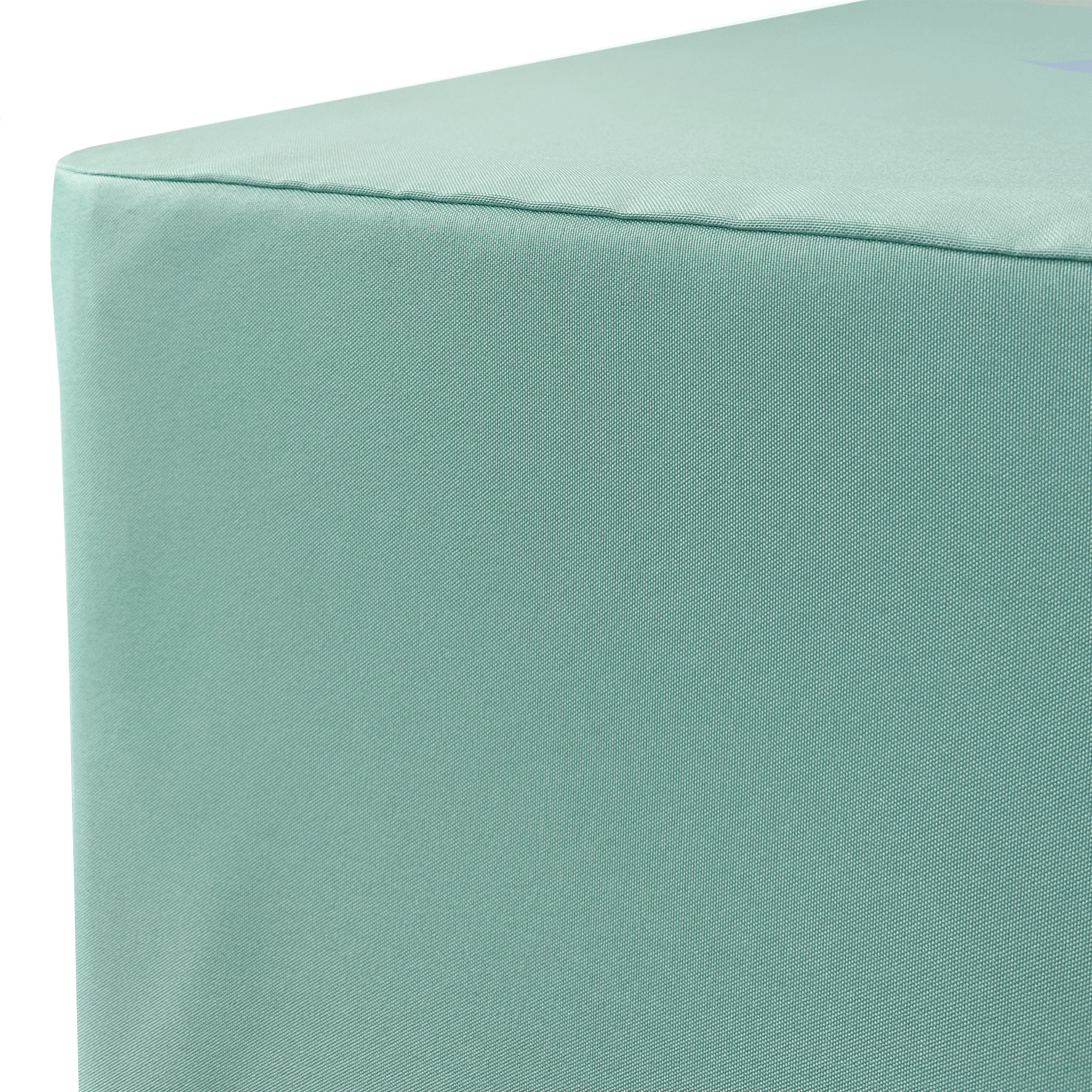 6 ft Fitted Polyester Tablecloth Rectangular Tiffany corner