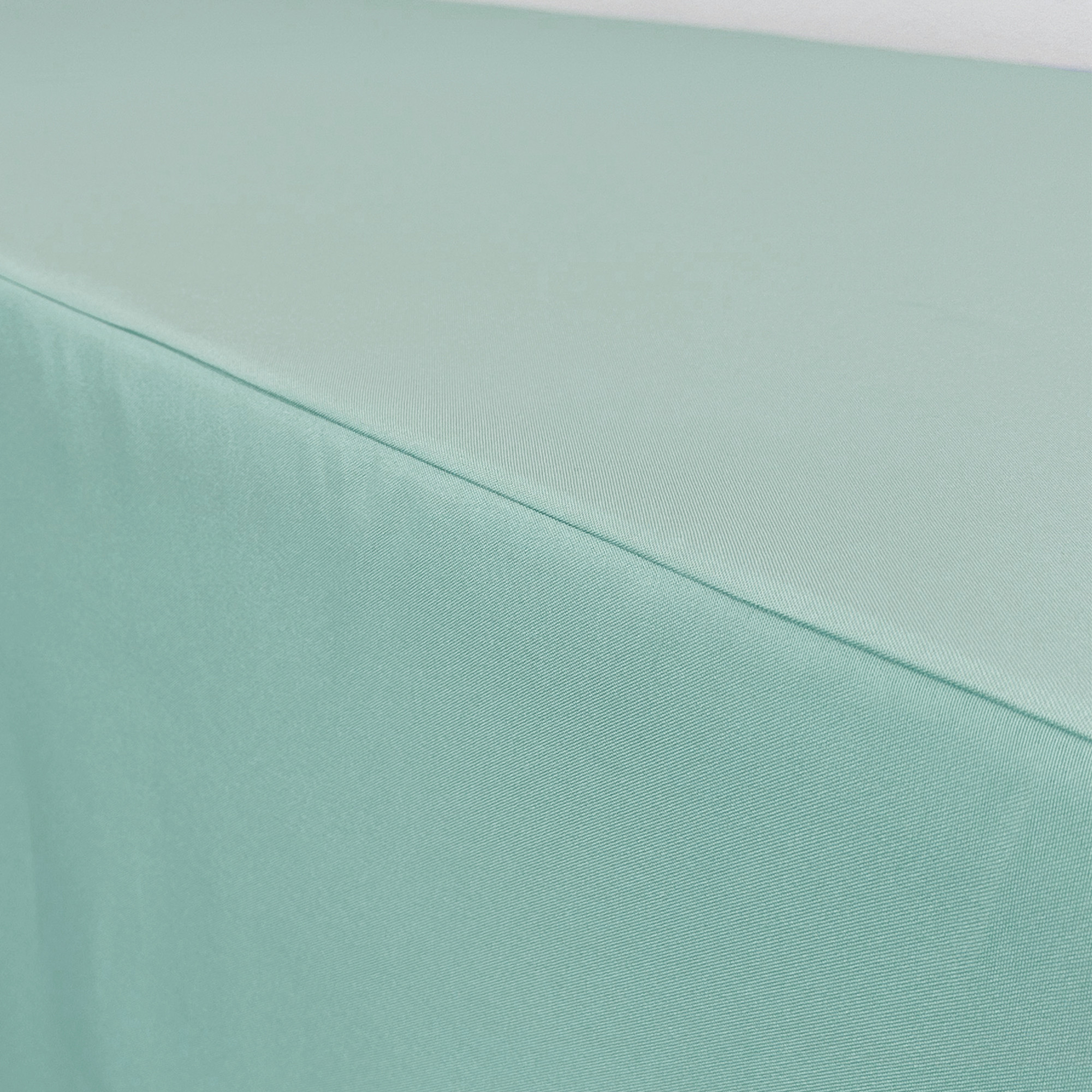 8 ft Fitted Polyester Tablecloth Rectangular Tiffany seam